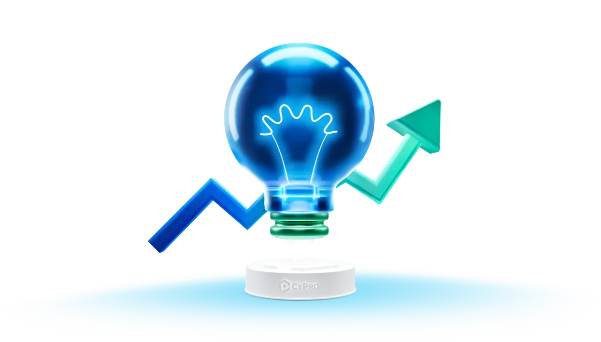 3D illustration of upgrading to Cyber Essentials Plus