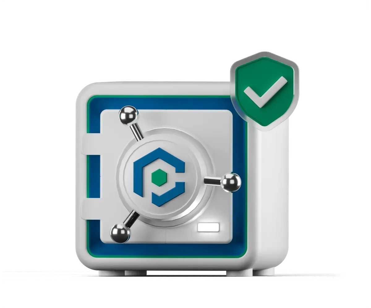 3D illustration of certification answers