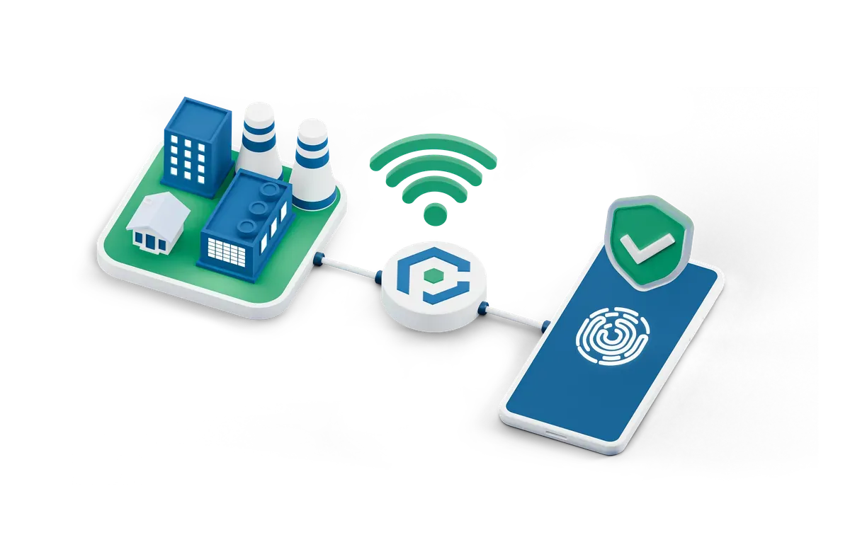 3D illustration of certification scope
